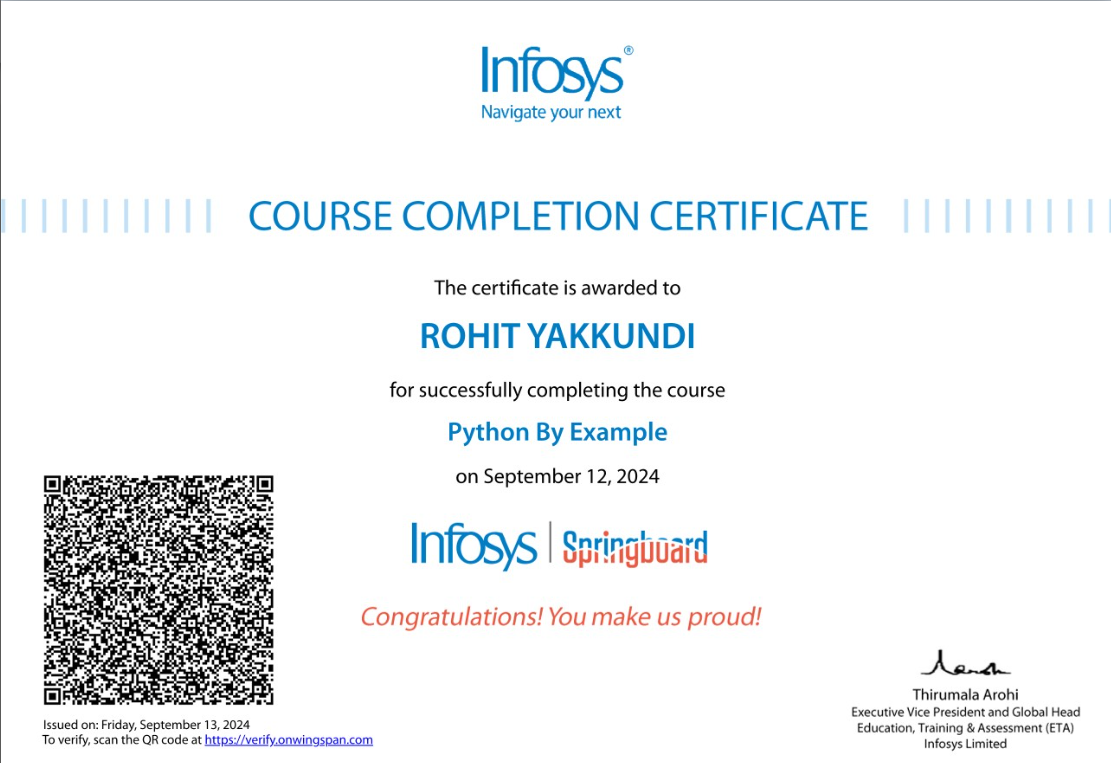 Python Certification